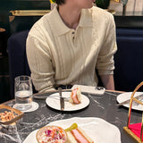 LMNローダーケーンブルツーボタンカラーニットウェア(8 colors)
