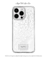 Angel Veil Lace Gel Hard Phone Case