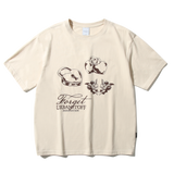 ハート パドロック ロゴ Tシャツ (Cream)