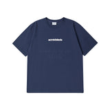 24FW CONNECT LOGO BASIC SHORT SLEEVE T-SHIRT NAVY