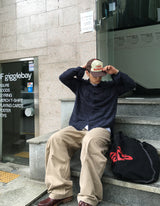 No.1370 R dart wide cotton snap PT (3color)