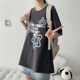 Rake star short-sleeved T-shirt (3 colors) H&L