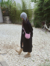 Hairy Mini Bag - Pink