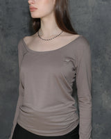 Metal Triclipse Loose Fit Long Sleeve Mocha