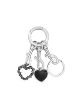 NO.609 [BLACK] SPIKY HEART KEY RING