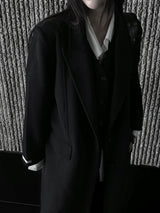 handmade long vest coat