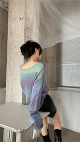Turtleneck loose fit knitwear