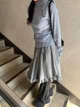 Rayuni Stripe Bootcut Banding Pants