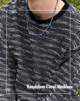 Rondelum コーラルネックレス