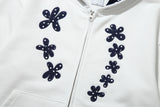 Coral Reef Hooded Zip-Up (White)