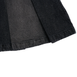 25SS ウィメンズデニム デニススカート ブラック