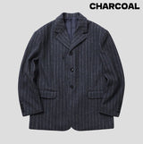 Ovening Stripe Wool Blazer