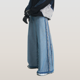 RELABEL 23AW Deconstructed Side Seam Patchwork Jeans