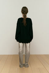 コレクションプリンテッドスカロップニット [BLACK]