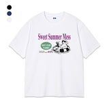 スイートサマーメスオーバーフィットTシャツ (3color)