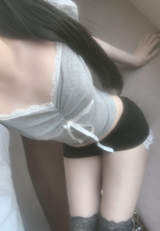 Hacken Ribbon Lace Top (light gray)