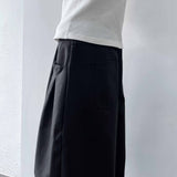 Matte Black Silhouette Shorts