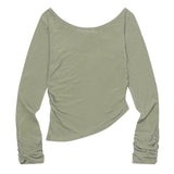 VIOLA ワンショルダーアンバランスシャーリング T (3Color)