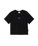 SYMBOL EDGE-CUT CROP T-SHIRTS_BK