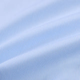 Stranger Classic Fit Flower Cotton Shirt (Blue Stripe)
