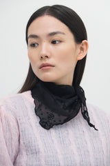 Embroidered Petit Arc Scarf_2colors