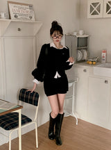 Classic Raglan Round Knit Cardigan (7color)