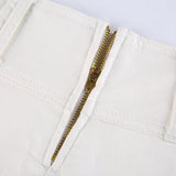 Solid A-line Pants Skirt