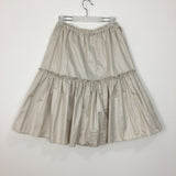 metallic frill skirt (3color)