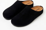 Suede Clogs Black