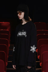 SNOW LOGO LSV T SHIRT / BLACK
