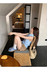 ストラップスカイアンダータンクトップ