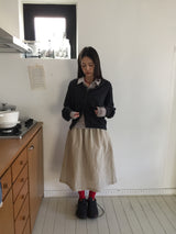 Drizzle midi skirt (2color)