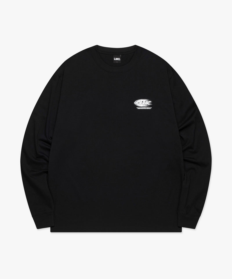 クルー長袖Tシャツ ブラック