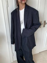 PAPERMOON PIN STRIPE BLAZER JACKET