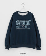 Giddels Brushed Embroidered Over Sweatshirt