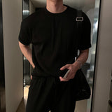 LMN プリーツクールオーバーサイズフィット半袖Tシャツ (3 colors)