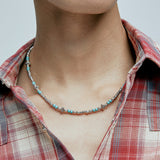 navajo turquoise beads necklace