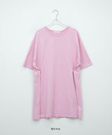 Nikb Overfit Two-Way Button Box Short Sleeve Tee