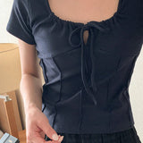 サンドリボンシャーリングTシャツ