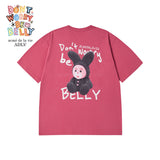 24FW RABBIT BELLY SHORT SLEEVE T-SHIRT PINK