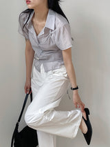 [Bustier SET] Light Halter See-through Blouse