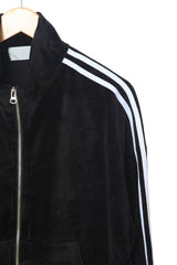 velvet track zip-up jacket