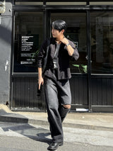 Mile cropped long-sleeve shirt