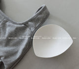 Bra cap napping cropped sleeveless