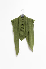 melange triangle scarf(4colors)