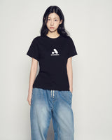 25SS WOMAN A シンボル半袖Tシャツ ブラック