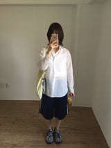 Stripe Cotton Shirt (2color)