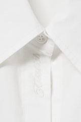 ファーストレタークロップシャツ, White