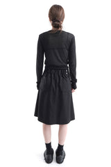 BUTTON POCKET SKIRT
