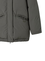LONG DOWN PUFFER KHAKI BROWN